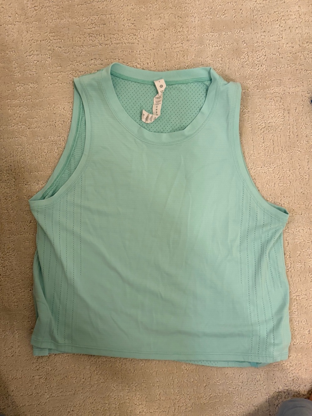 lululemon athletica Mint Green Performance Tank
